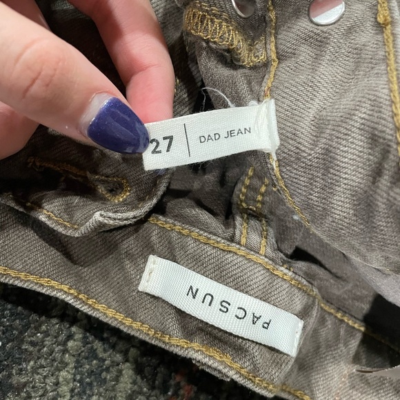 Pacsun, Dad jean, size 27, Brown - Picture 4 of 6